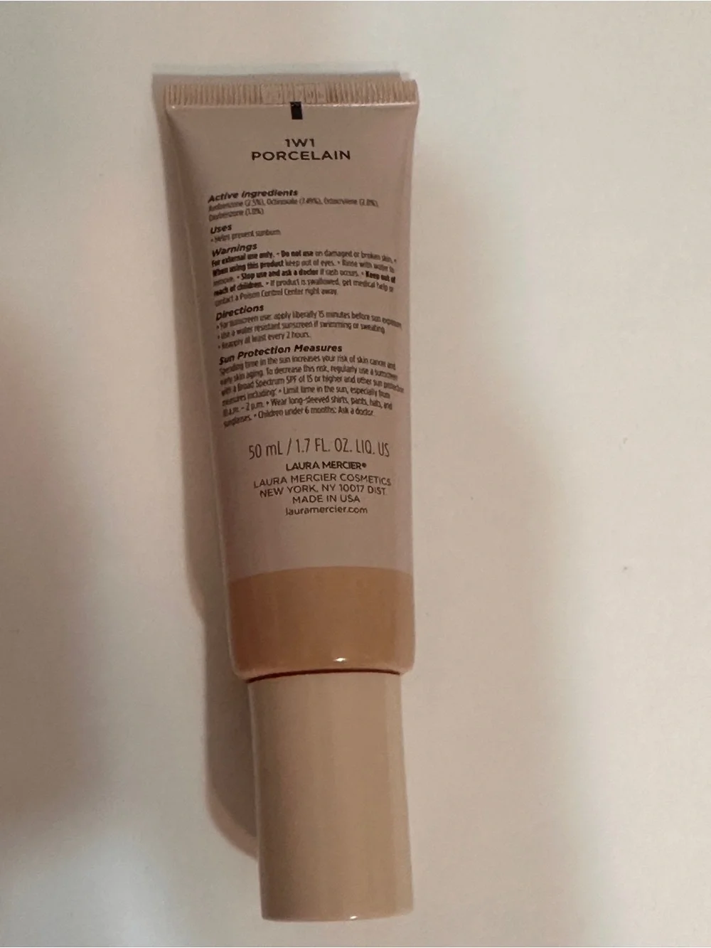 ✨ Laura Mercier Tinted Moisturizer Natural Skin Perfector SPF 30 1W1 Porcelain